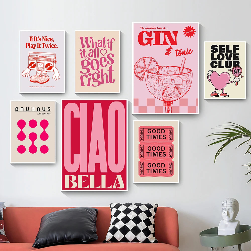 Quadro Decorativo Vintage Roze