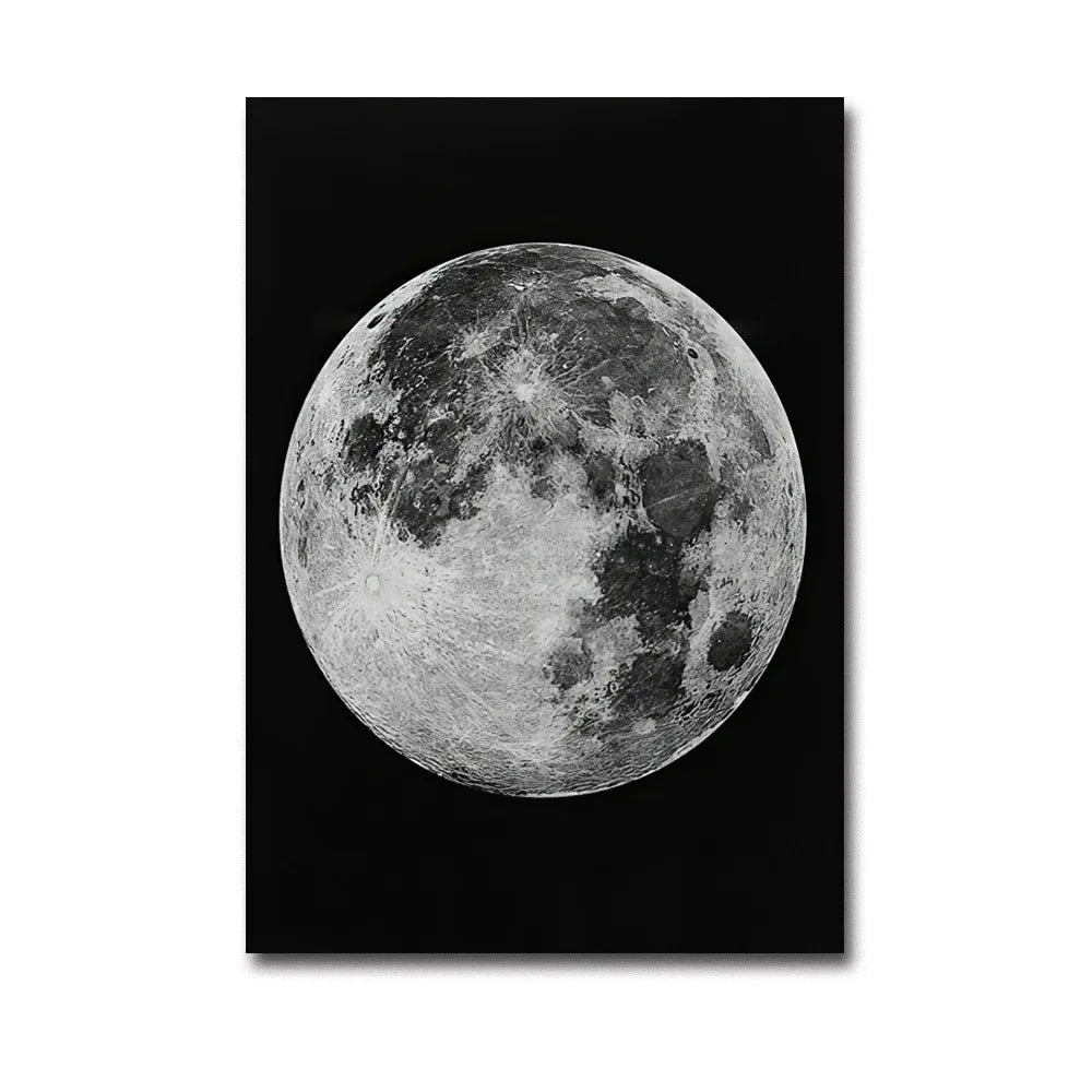 Quadro Nórdico pra Decoração de Casa Moon