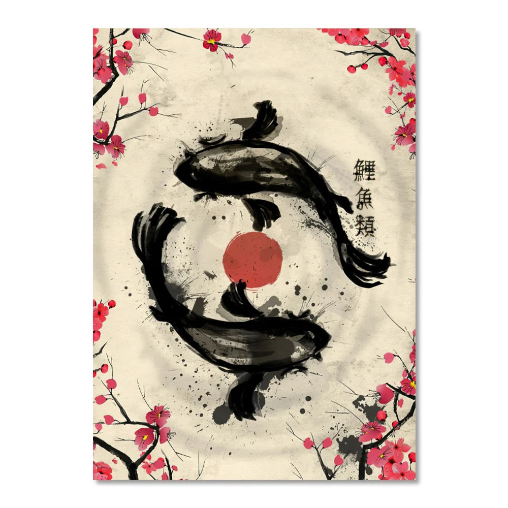 Quadro Decorativo para Casa Arte Japonesa