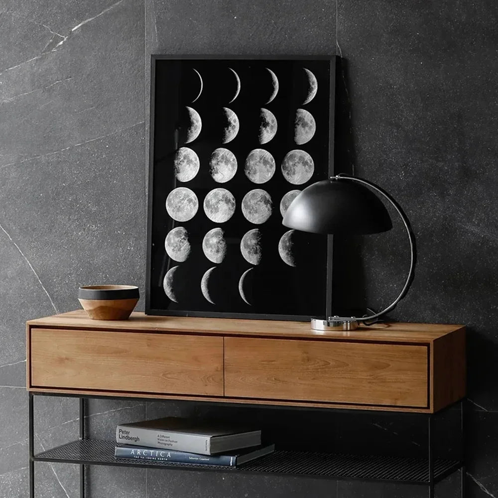 Quadro Nórdico pra Decoração de Casa Moon