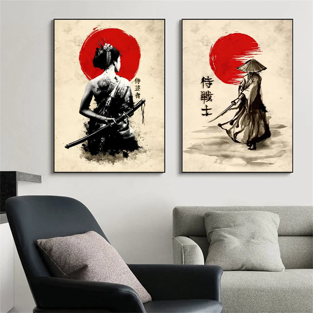 Quadro Decorativo para Casa Arte Japonesa