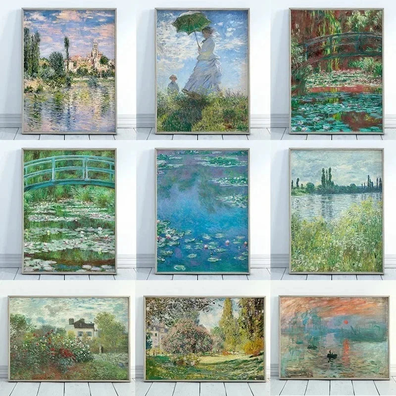 Quadro Decorativo Abstrato Monet