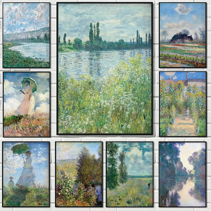 Quadro Decorativo Abstrato Monet