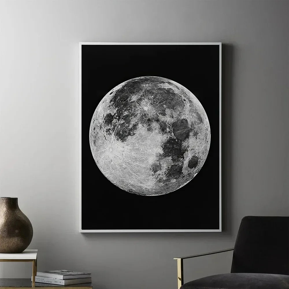 Quadro Nórdico pra Decoração de Casa Moon