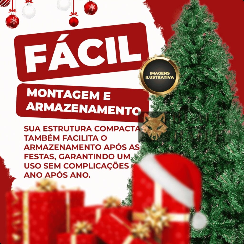 Árvore de Natal Pinheiro Merry Christmas