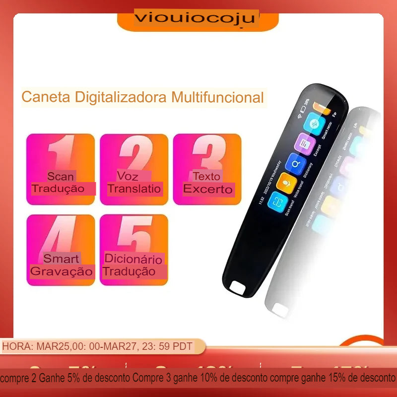 Caneta Tradutora Portátil Inteligente NexTech
