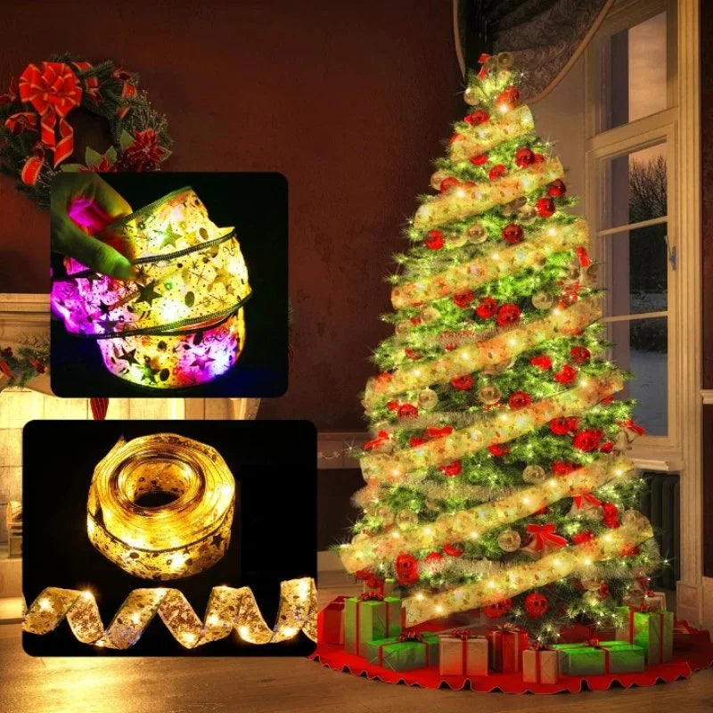 Fita Led Decorativa para árvore de Natal Iluminada