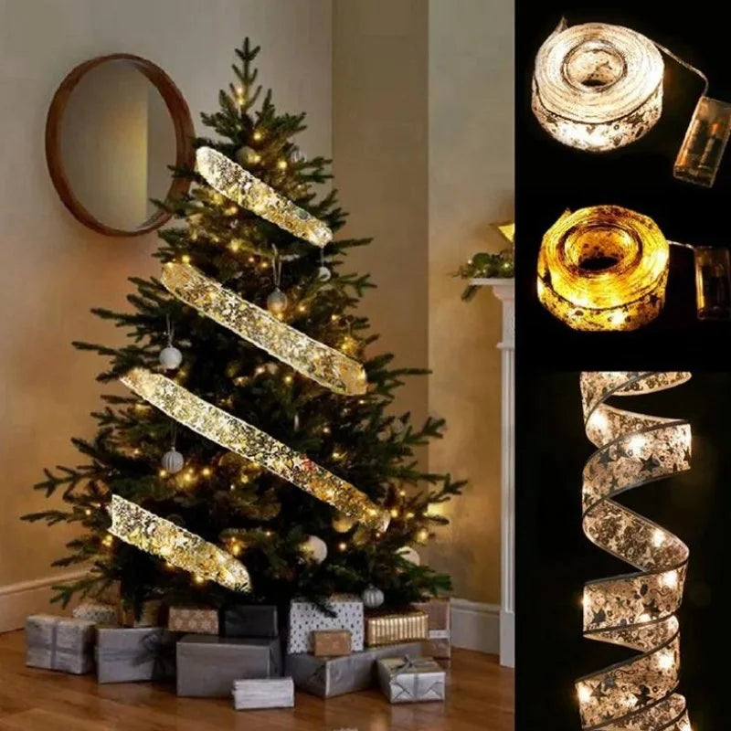 Fita Led Decorativa para árvore de Natal Iluminada