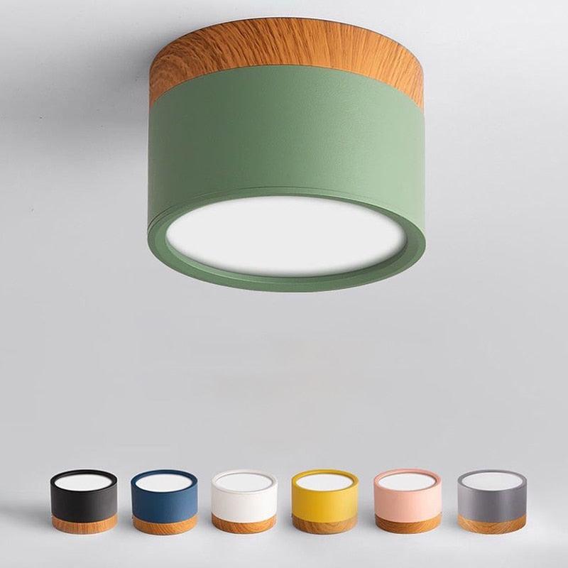 Plafon de Teto Luminária Led Nórdico Gaia