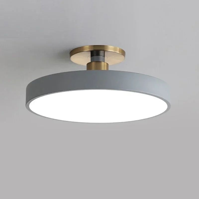 Plafon Led Redondo Luminária De Teto Ígnea