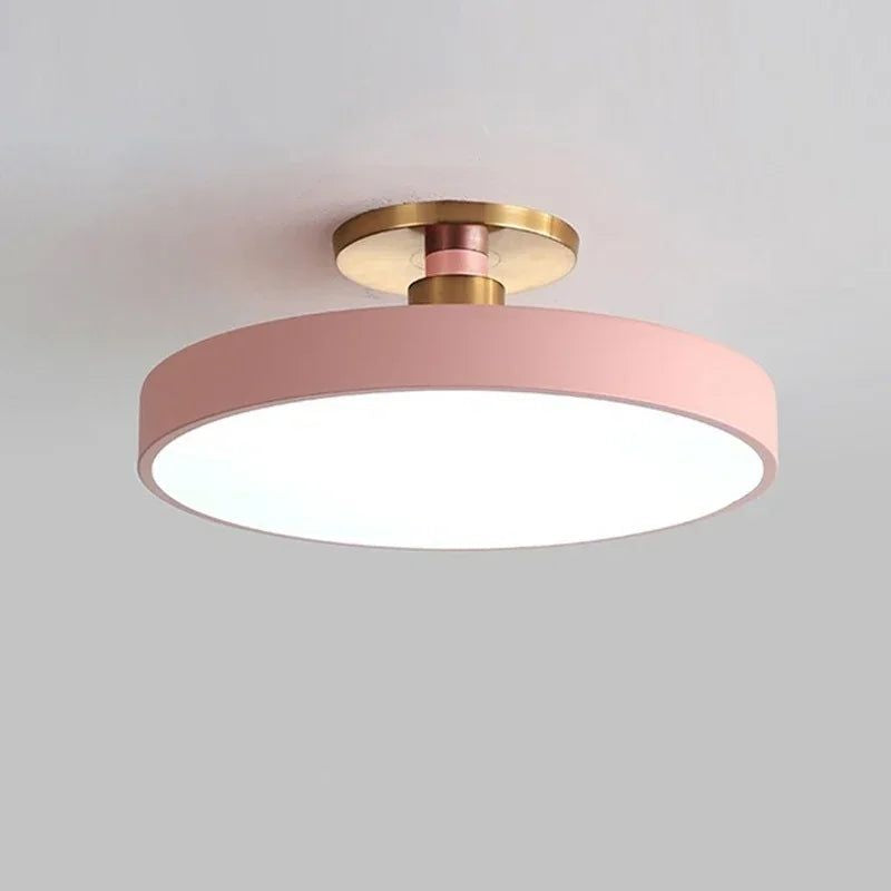 Plafon Led Redondo Luminária De Teto Ígnea