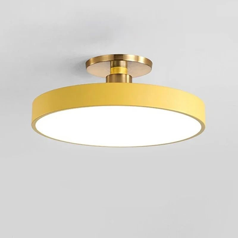 Plafon Led Redondo Luminária De Teto Ígnea