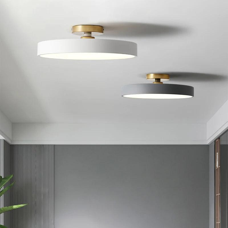 Plafon Led Redondo Luminária De Teto Ígnea