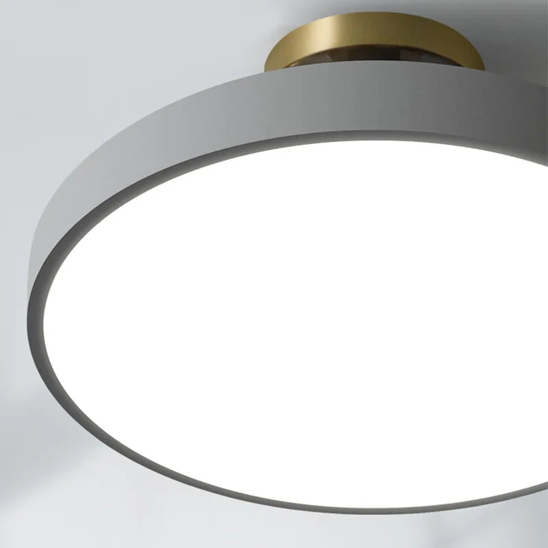 Plafon Led Redondo Luminária De Teto Ígnea