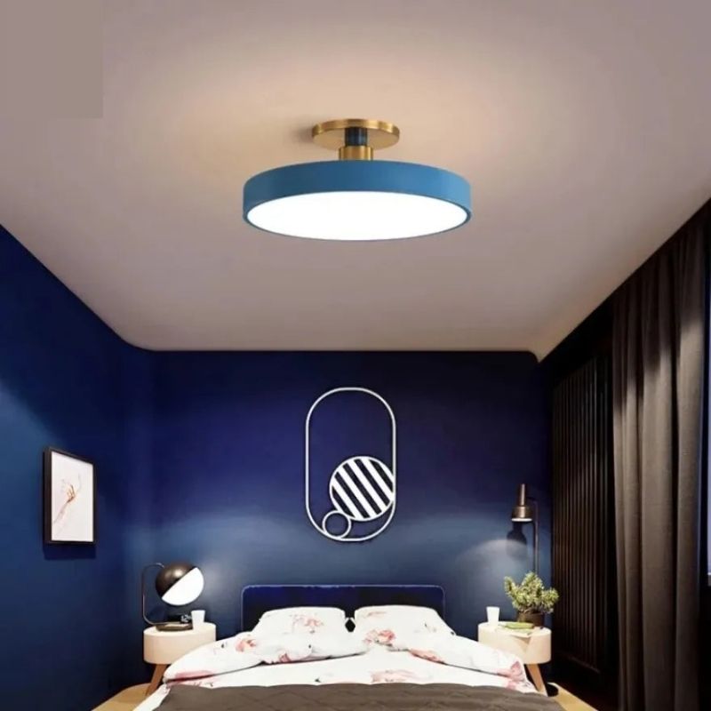Plafon Led Redondo Luminária De Teto Ígnea