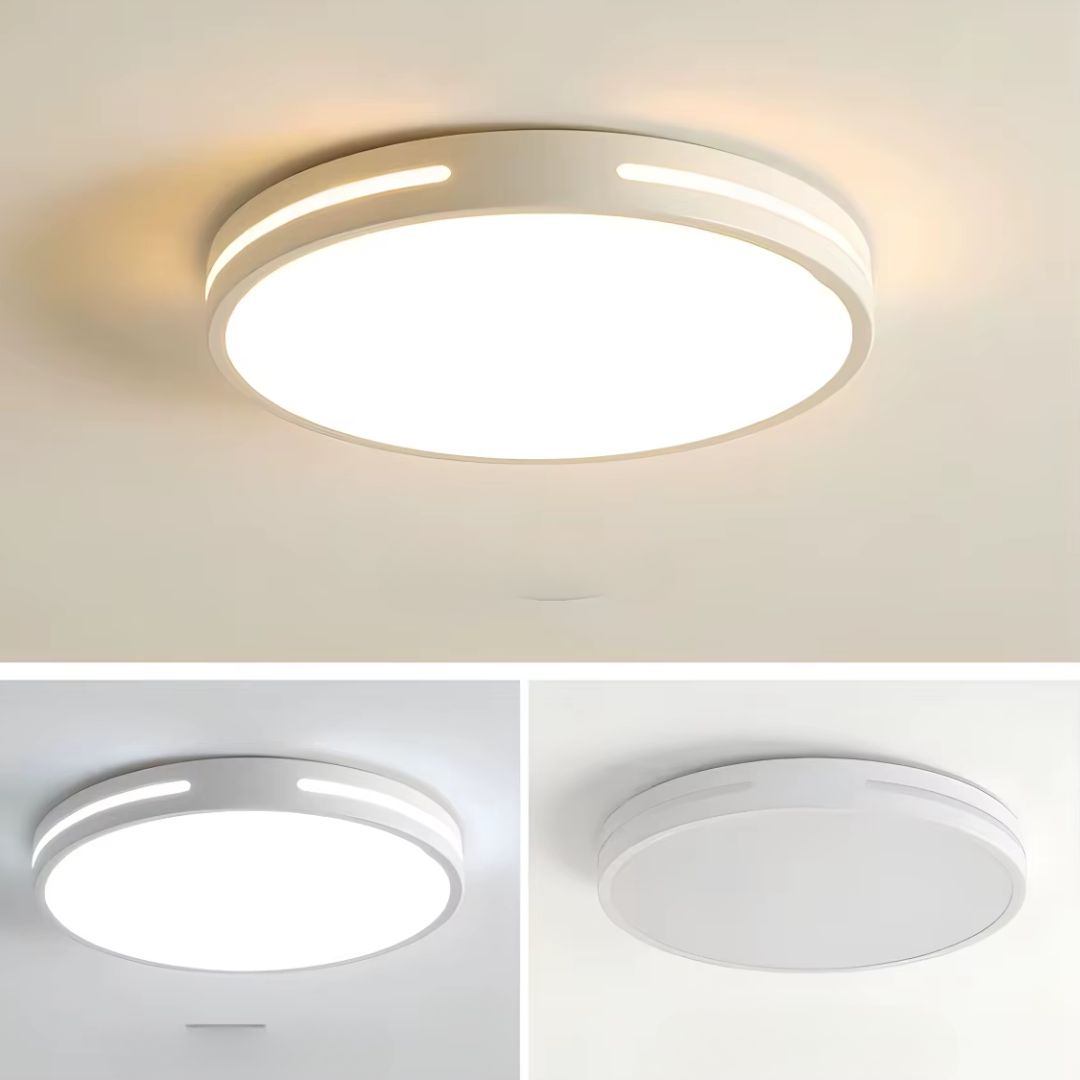 Plafon Led Redondo Sobrepor Nórdico Aether