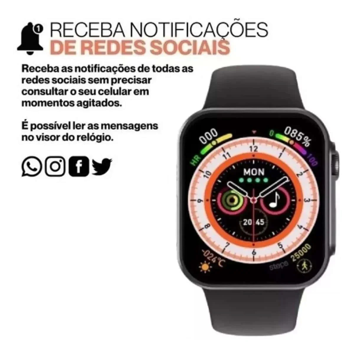 Relógio Smartwatch Impermeável DigiFlex