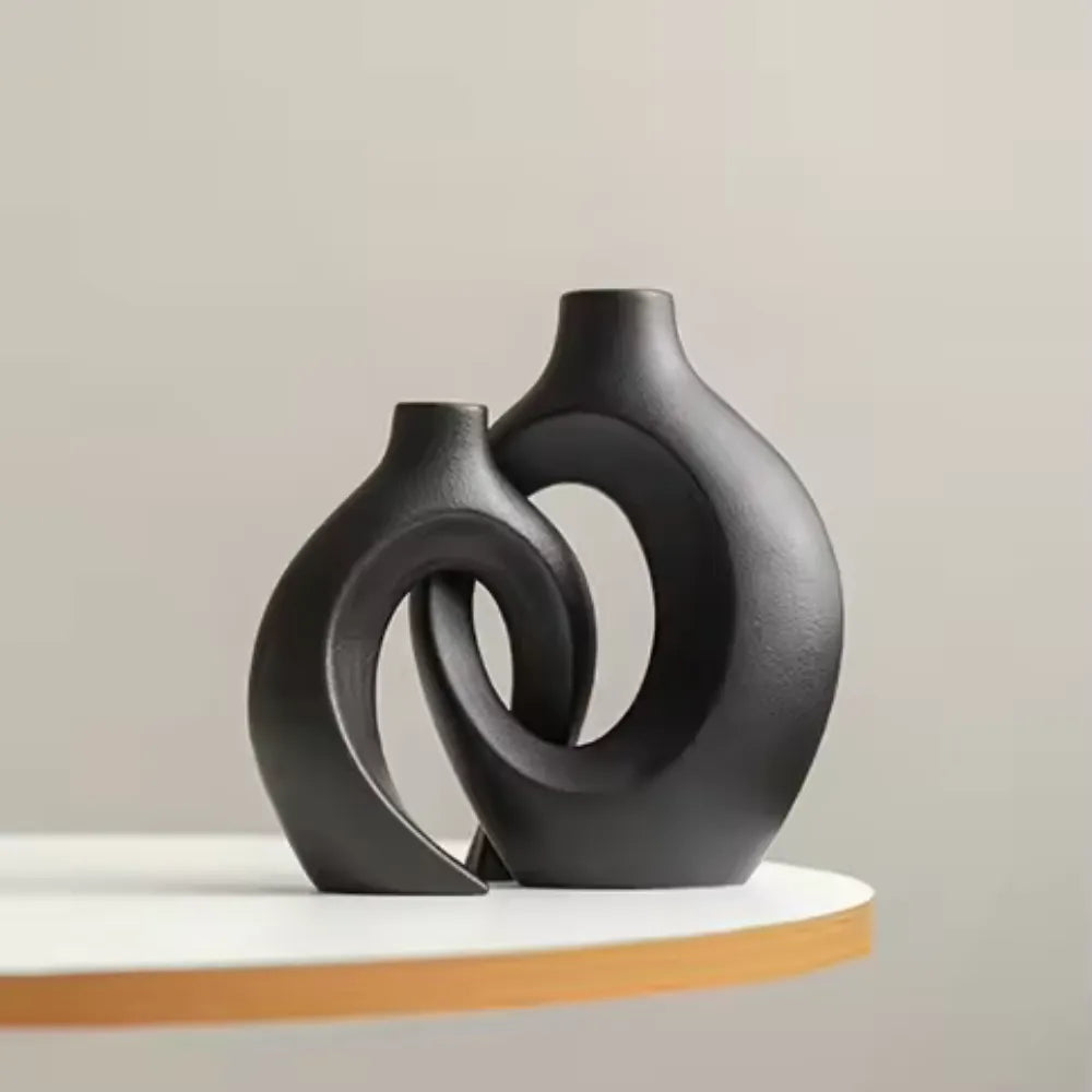 Vaso Cerâmica Decoração De Interiores Harmonic