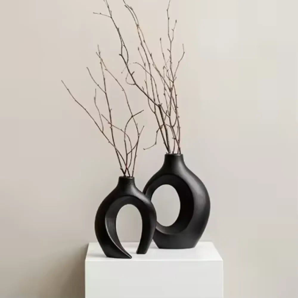 Vaso Cerâmica Decoração De Interiores Harmonic