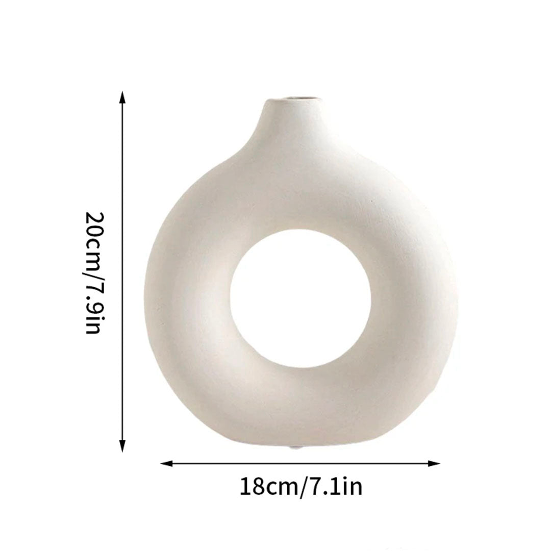 Vaso Decorativo Decoração Cerâmica Boreal