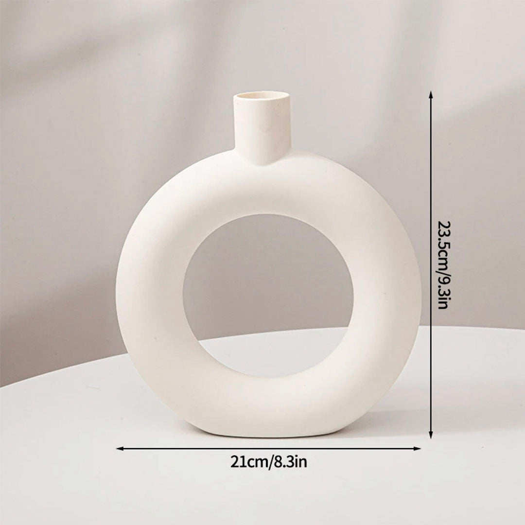 Vaso Decorativo Decoração Cerâmica Boreal